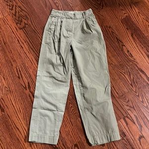 Wilfred Free Compass Pant size 00 sage green pants fall earthtones basic